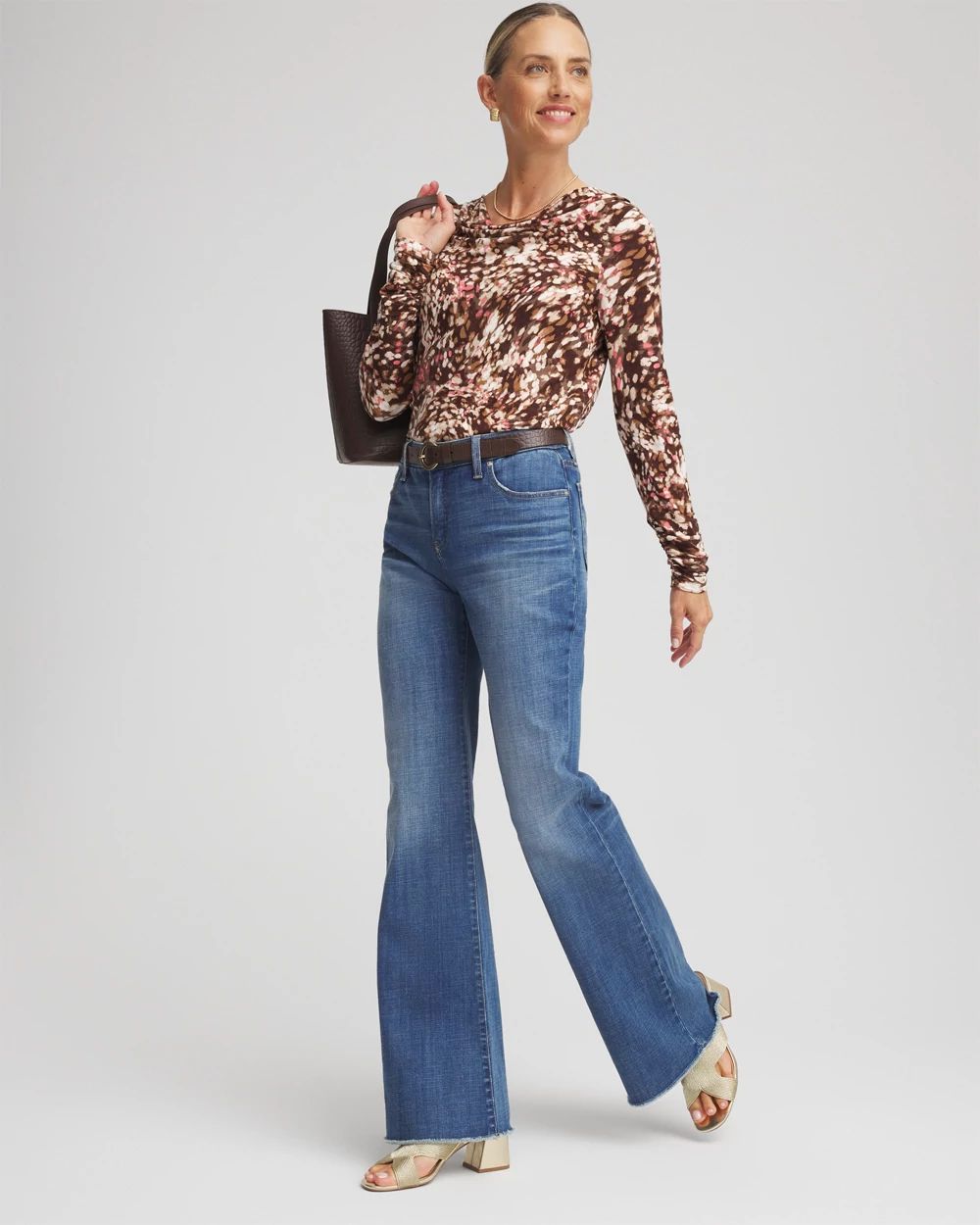 Touch of Cool™ Cowl Neck Tee
