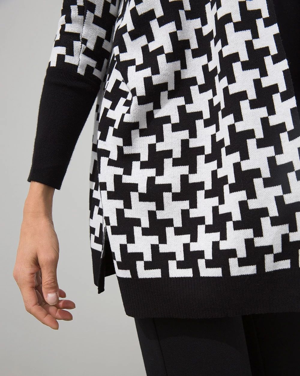 Checkered Cardigan