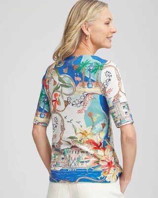 Sanibel Island Bateau-Neck Tee