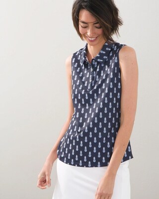 Zenegy UPF Print Sleeveless Polo
