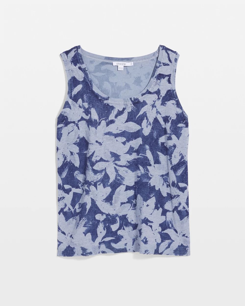 Ella Floral Scoopneck Tank