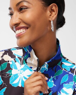 Zenergy UPF Coastal Print Long Sleeve Top