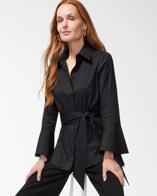 Black Label Poplin Tunic