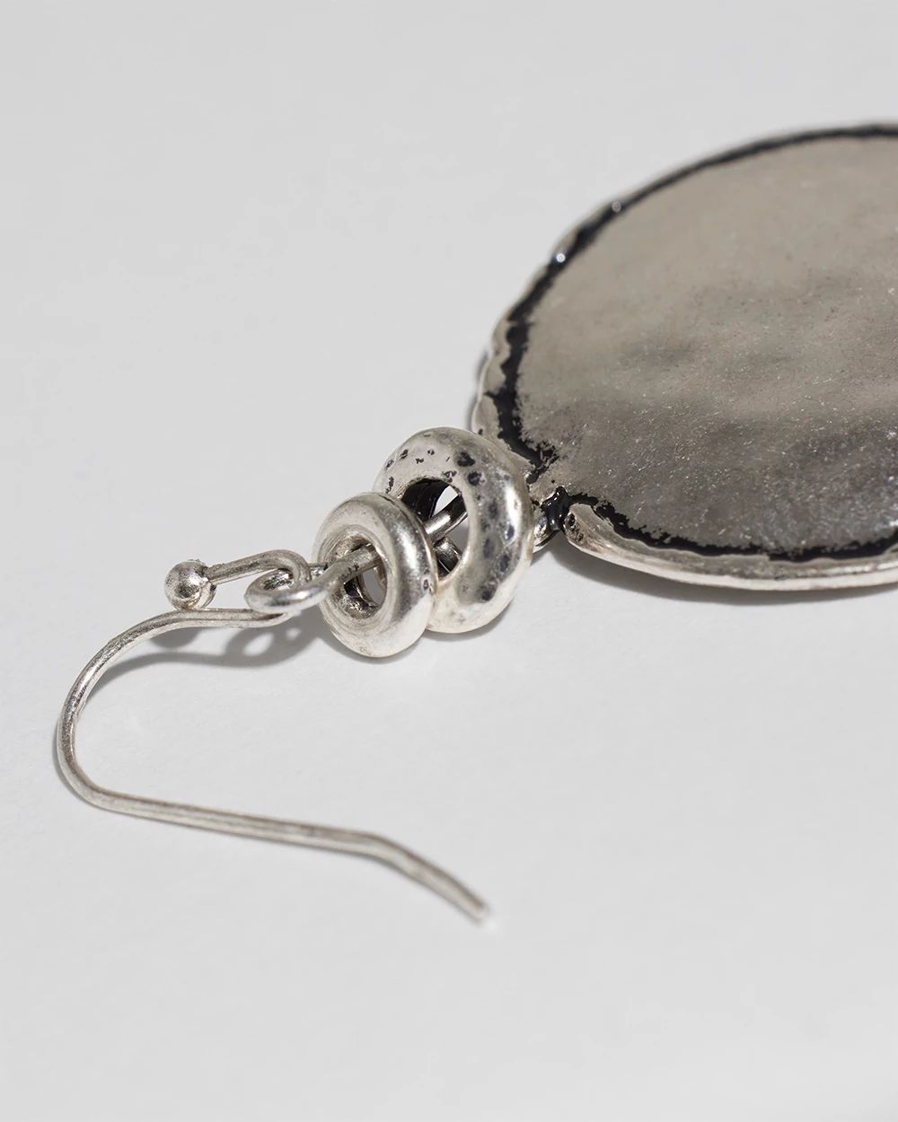 Tayla Drop Silver Earrings