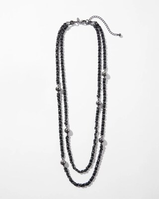 Hematite Convertible Necklace