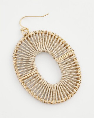 No Droop® Metallic Thread Wrapped Earrings click to view larger image.