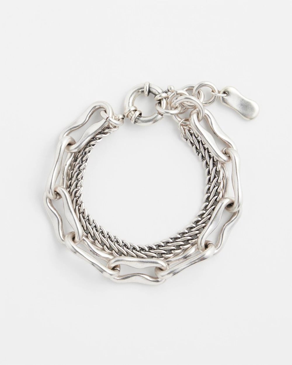 Silver Tone Chain Bracelet