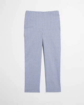 Juliet Gingham Straight Crops
