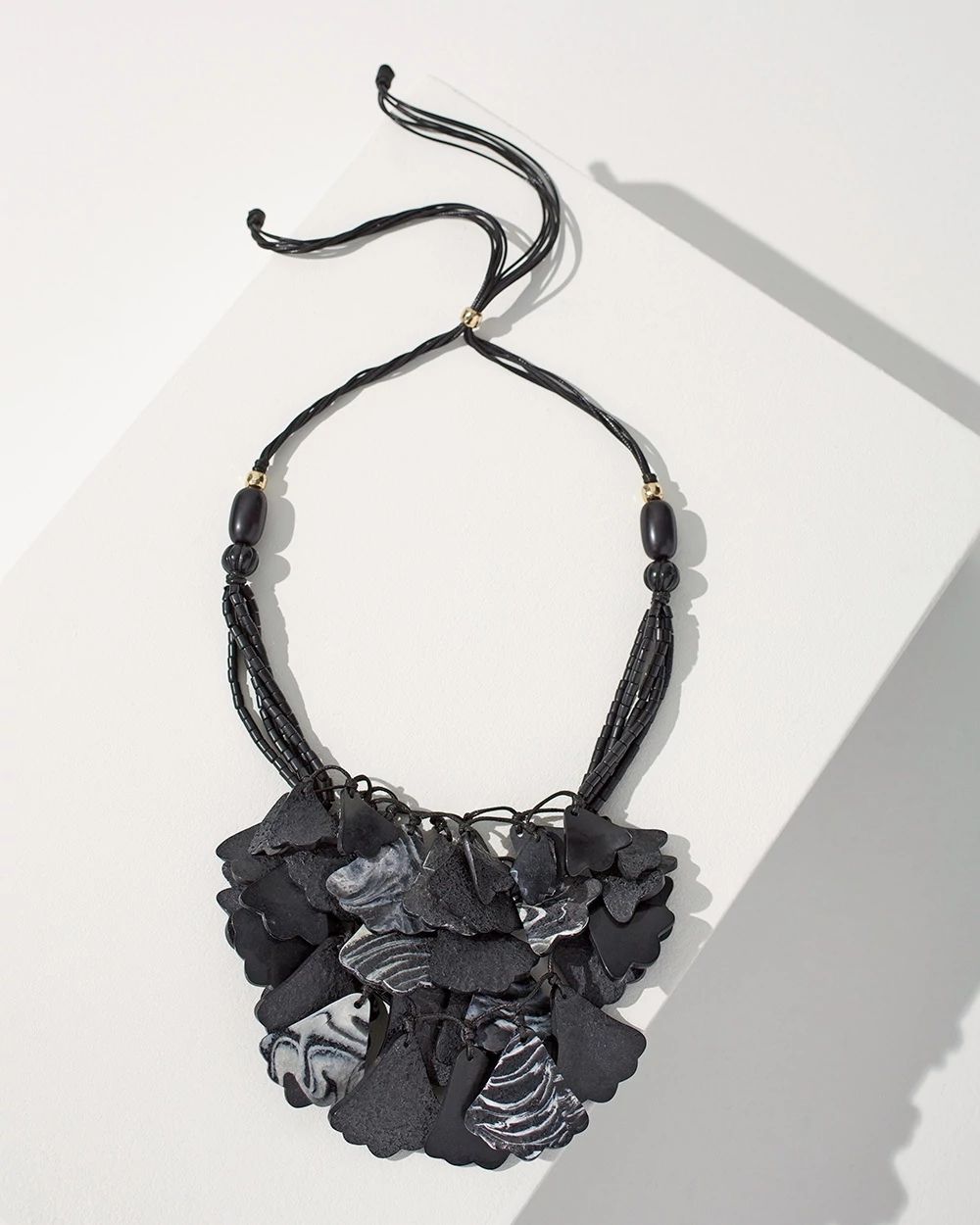 Adjustable Short Multistrand Necklace
