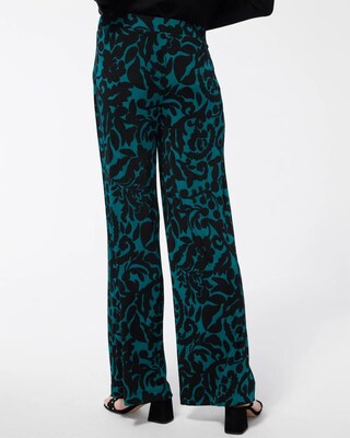 Travelers Foliage Wide Leg Ankle Pants