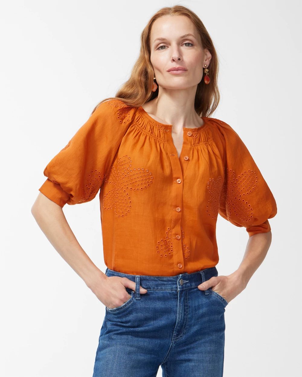 Cutwork Blouse