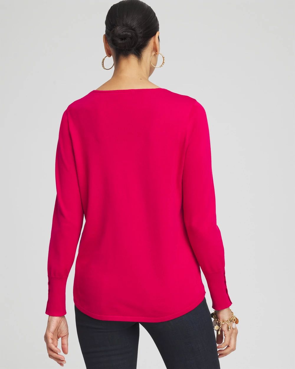 Ella V-Neck Pullover Sweater