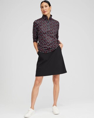 Zenergy® UPF Heart Print Long Sleeve Top