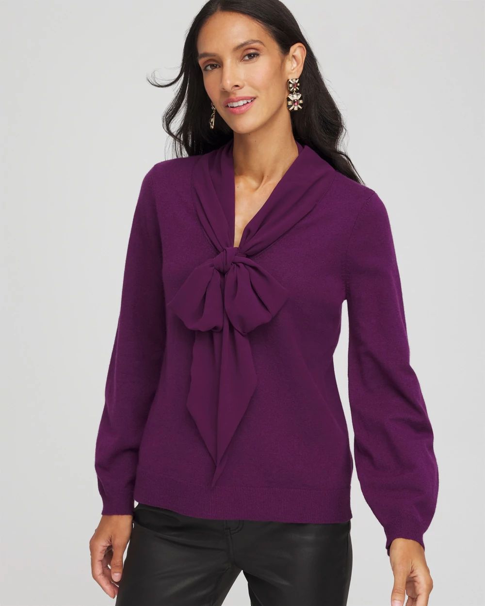 Ella Bow-Detailed Sweater