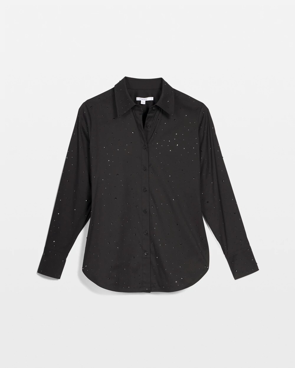 Sparkle Embellished Poplin Shirt