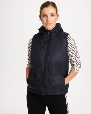 Zenergy® Reversible Faux Fur Vest click to view larger image.