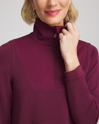 Zenergy® Scuba Ribbed Sweatshirt click to view larger image.