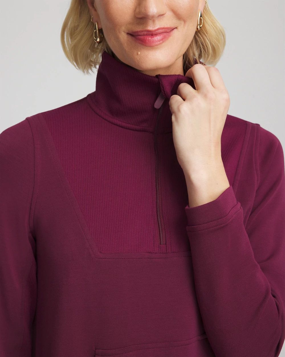 Zenergy® Scuba Ribbed Sweatshirt