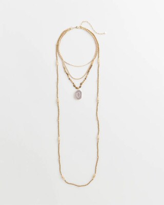 Convertible Agate Pendant Necklace