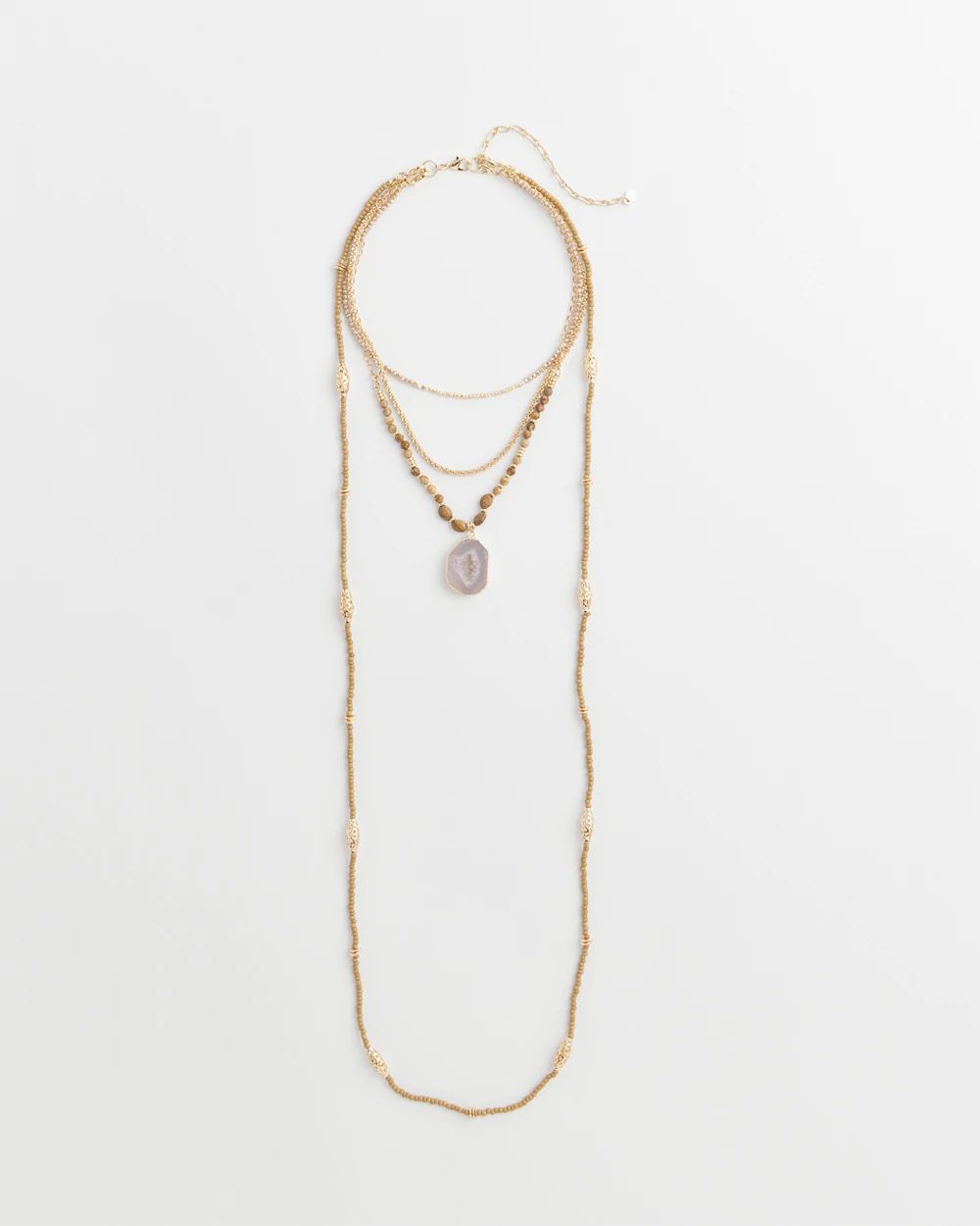 Convertible Agate Pendant Necklace