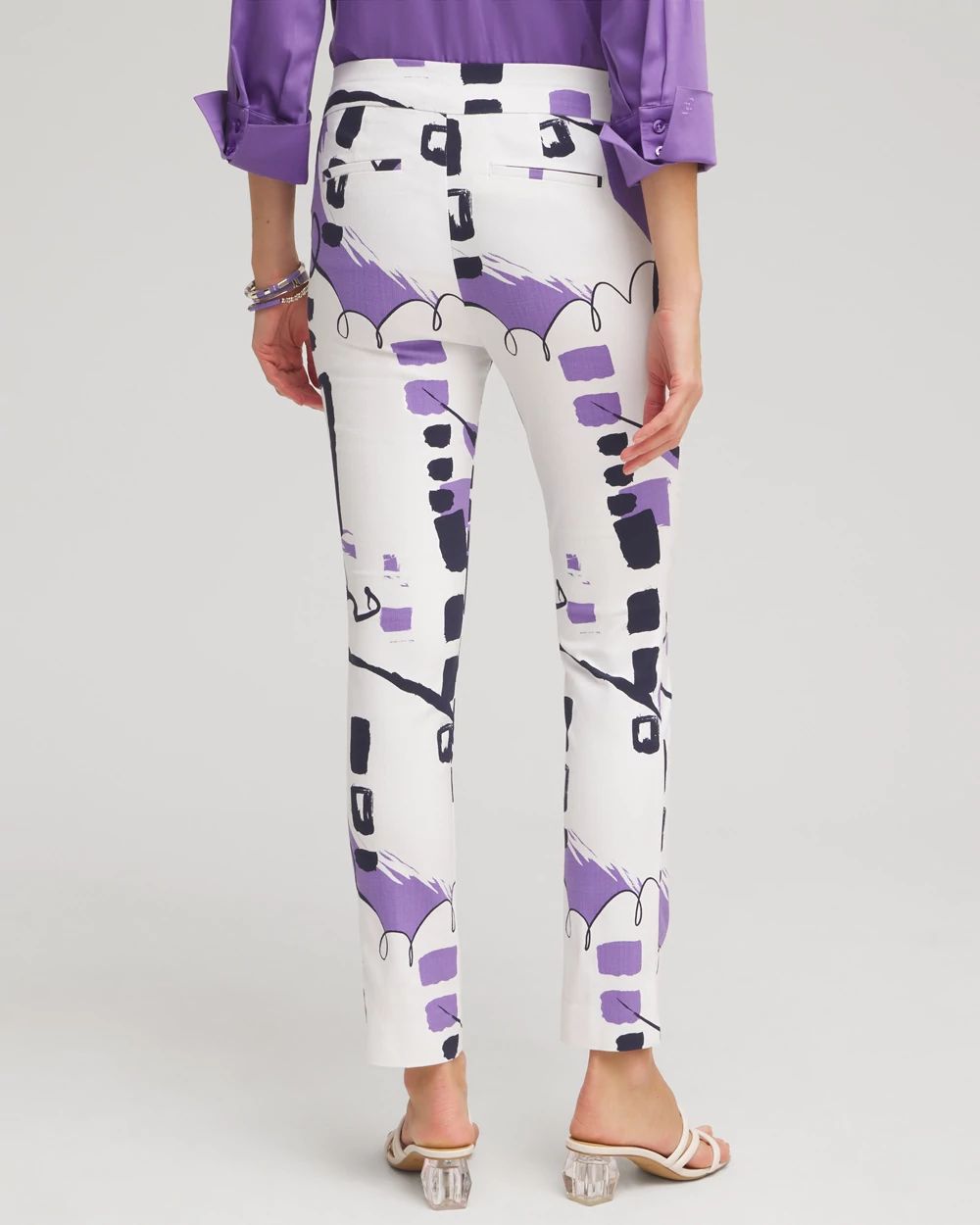 Brigitte Abstract Ankle Pants