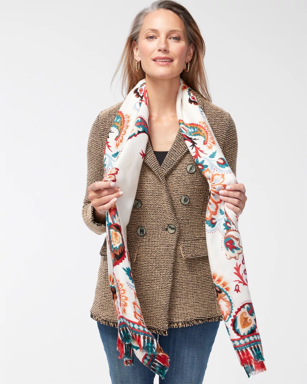 Paisley Oblong Scarf
