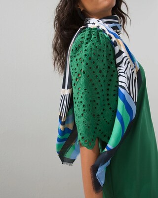 Zebra Square Scarf