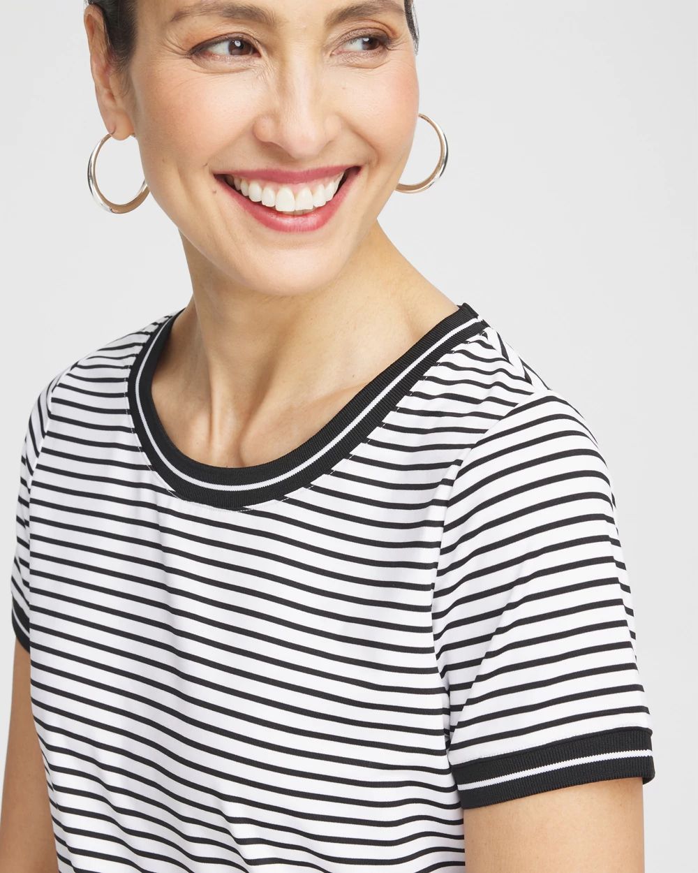 Zenergy® UPF Knit Stripe Tee