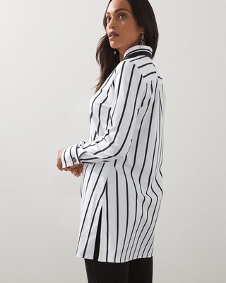 No-Iron Striped Tunic