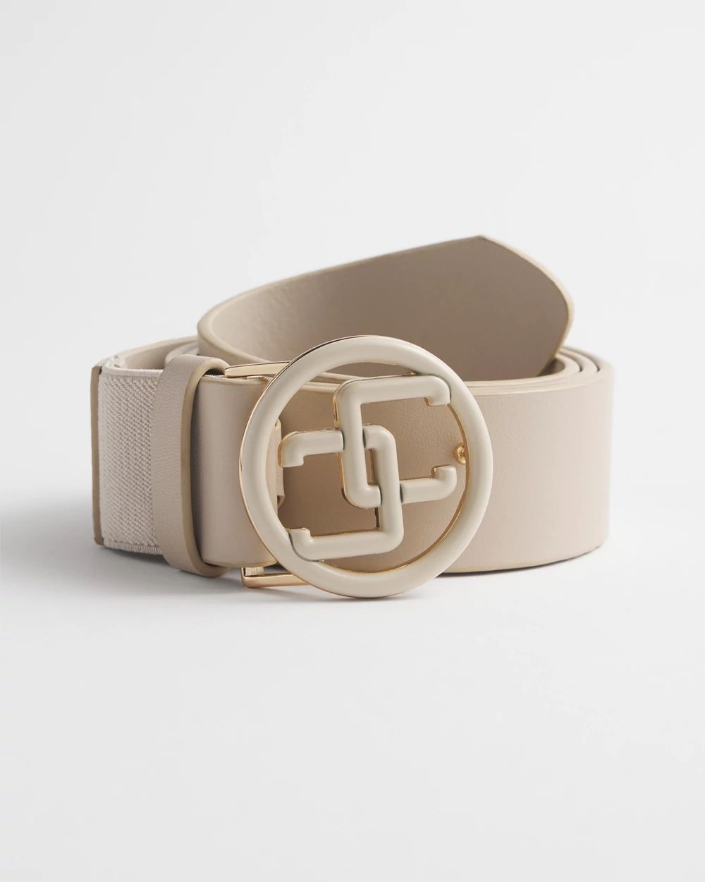 Matte CC Logo Sretch Belt