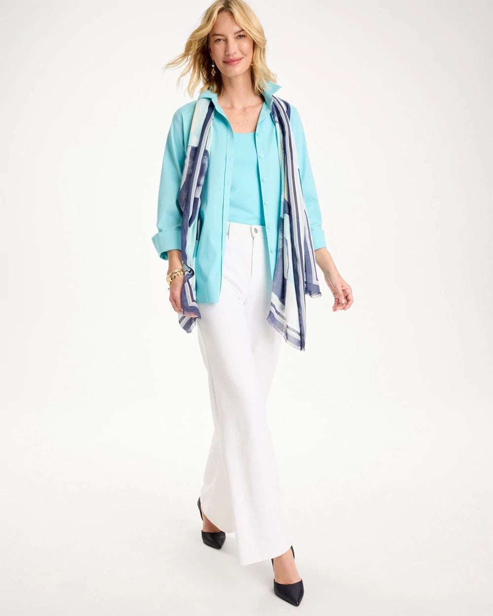 No Iron™ Stretch Shirt click to view larger image.