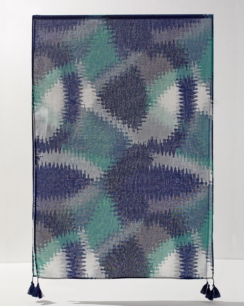 Geometric Print Oblong Scarf