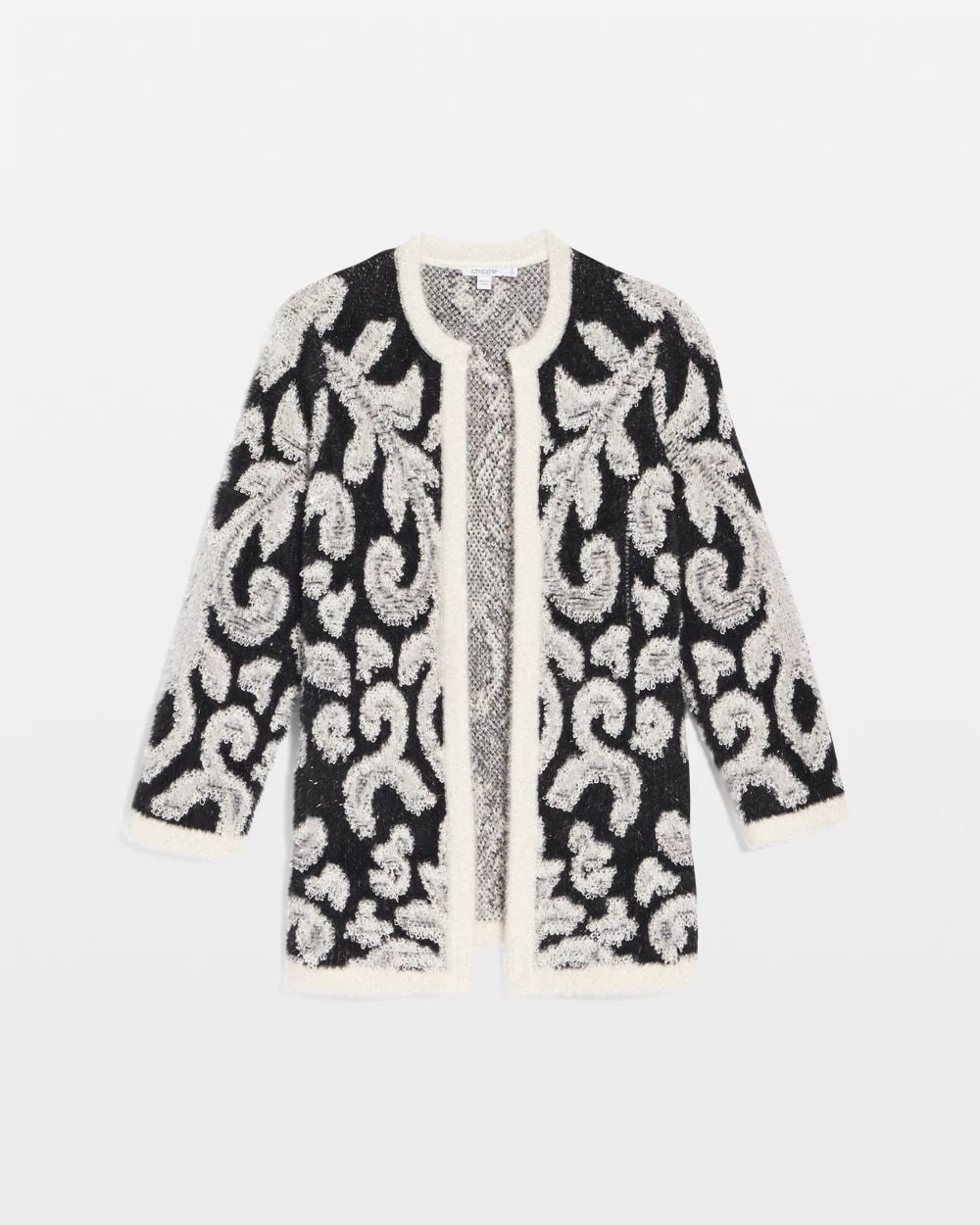 Abstract Fuzzy Cardigan click to view larger image.