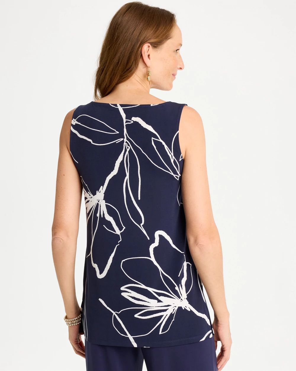 Travelers™ Knit Botanical Jeweled Tunic