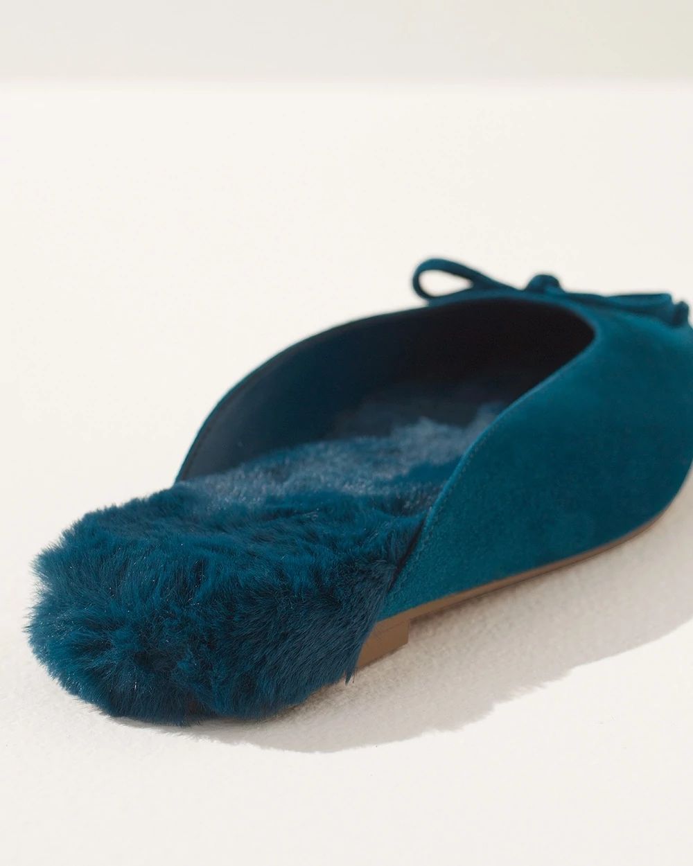 Suede Ballet Slides