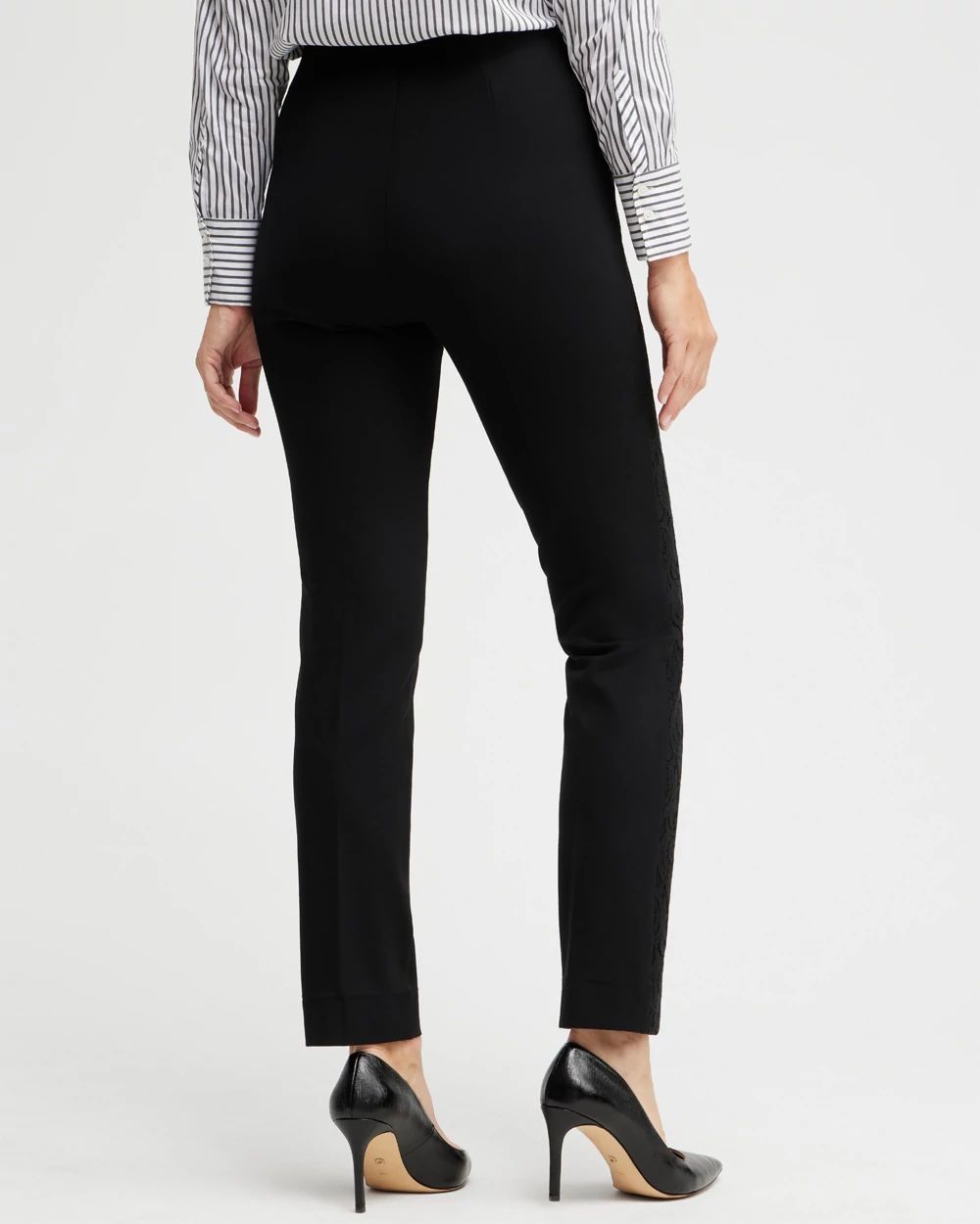 Juliet Lace Seam Ankle Pants click to view larger image.