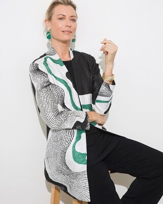 Travelers Collection Geo Crushed Jacket