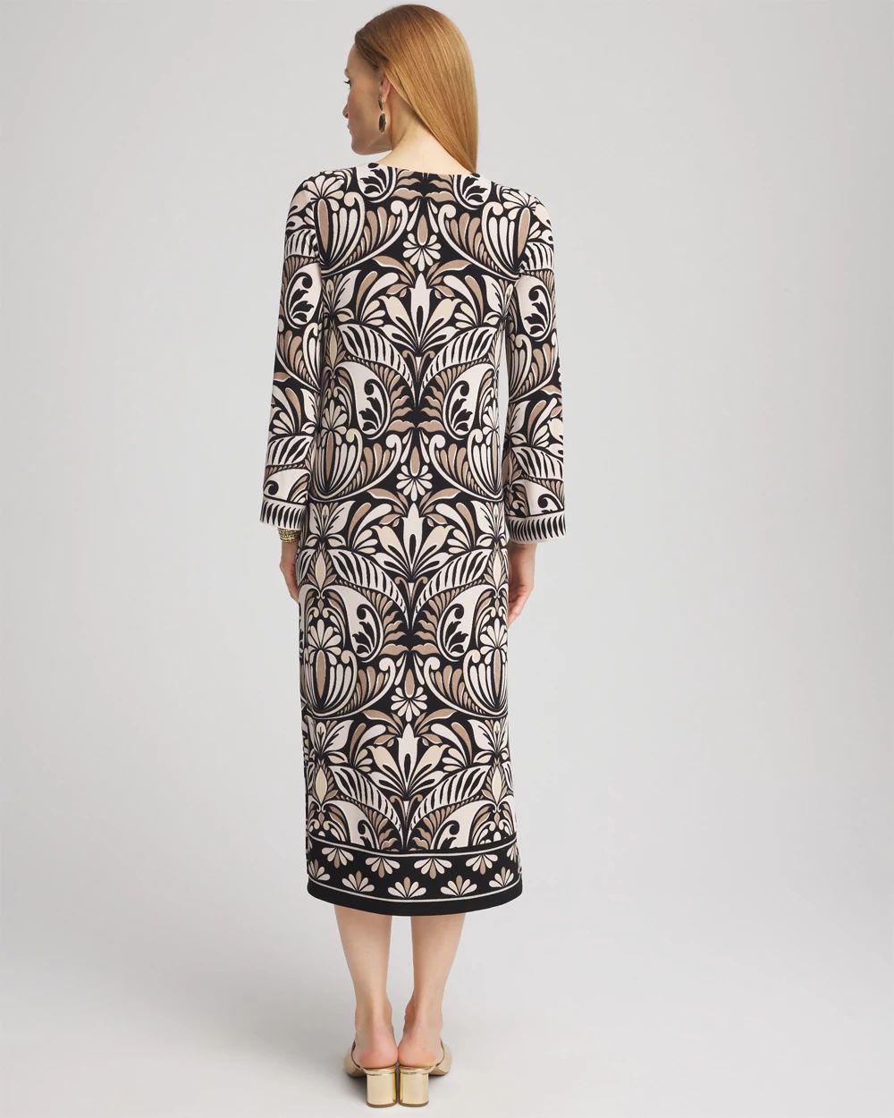 Travelers™ Bell-Sleeved Midi Dress