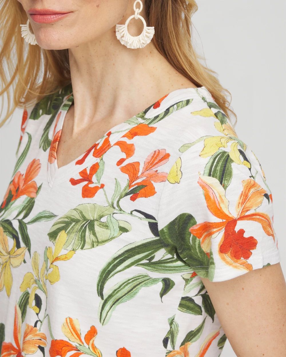 Orchid Cap Sleeve Tee