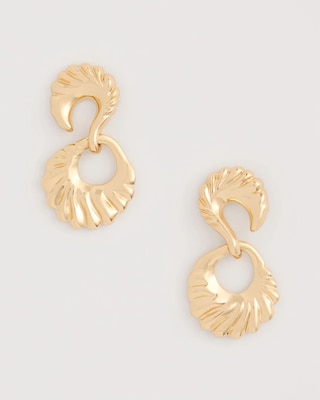 Golden Doorknocker Earrings