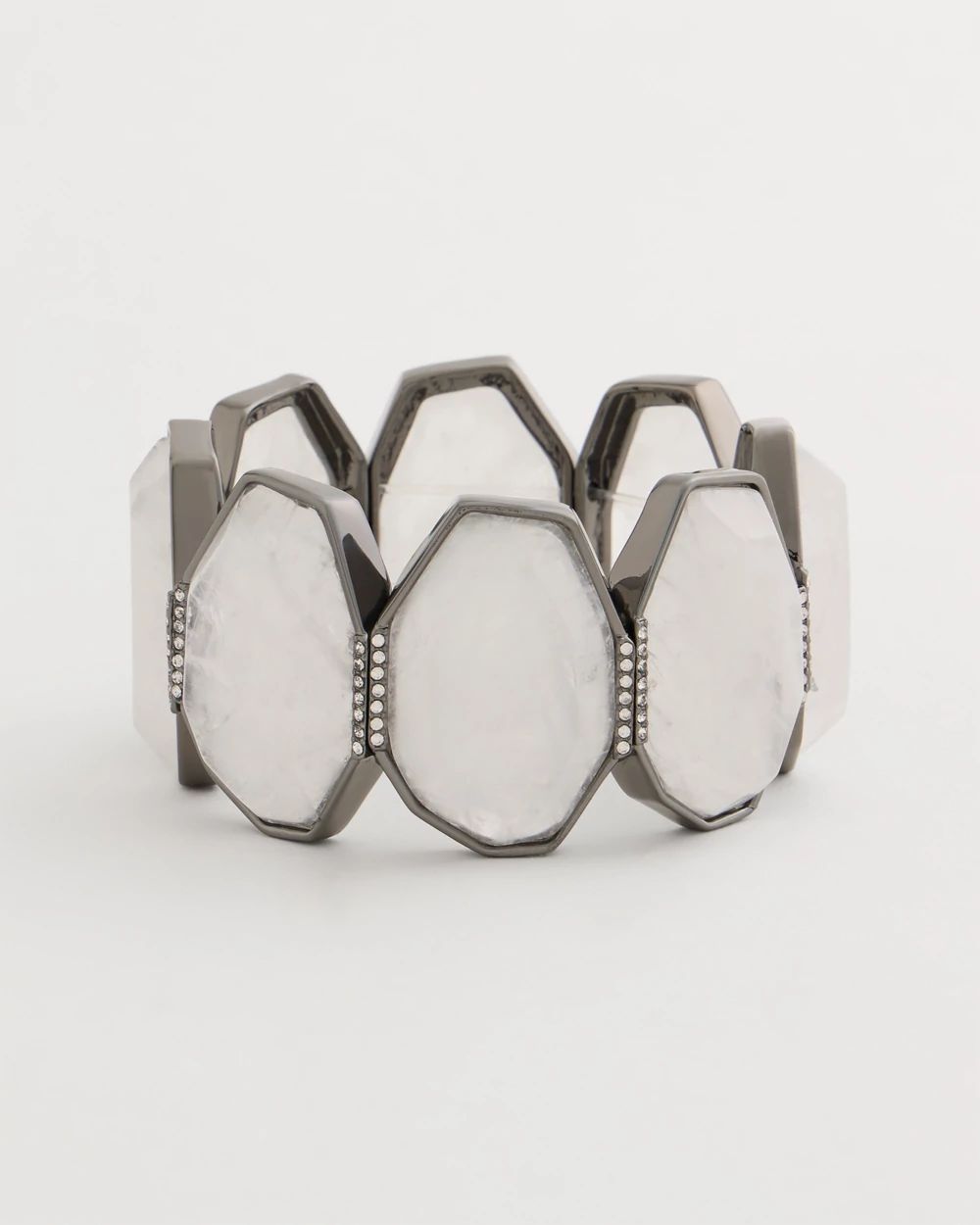 Quartz Stone Stretch Bracelet