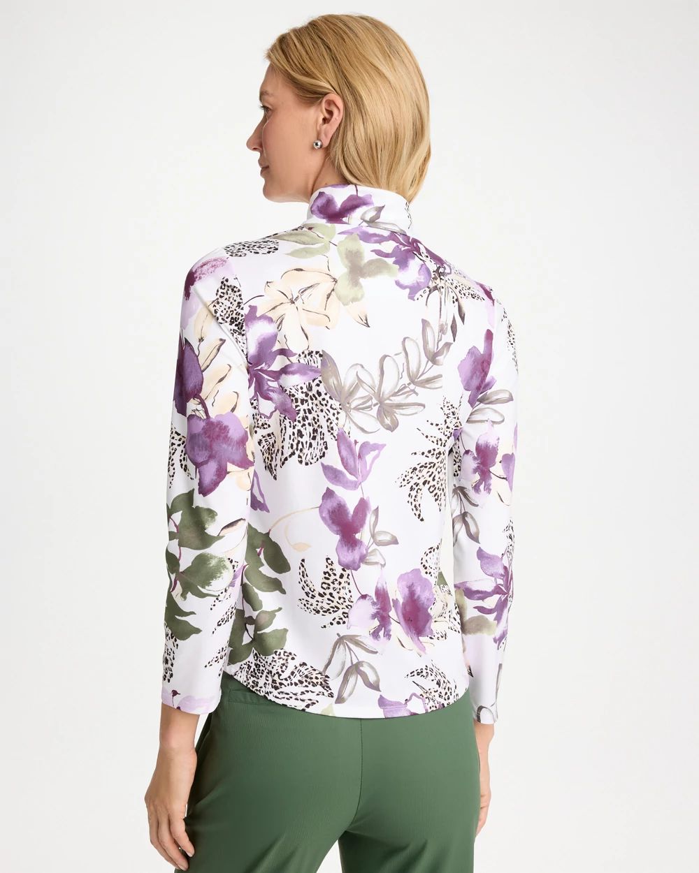 Zenergy® UPF Violet Aura Half Zip