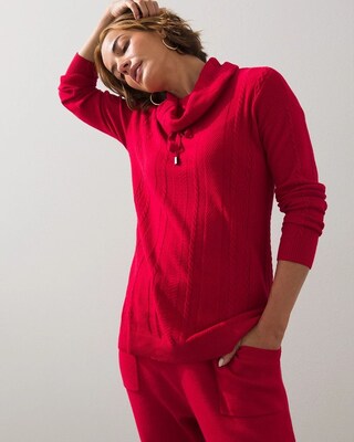 Zenergy Cotton-Cashmere Dolman Sweater