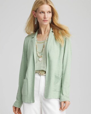 Slub Knit Blazer