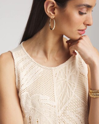 Island Crochet Lace Tank click to view larger image.