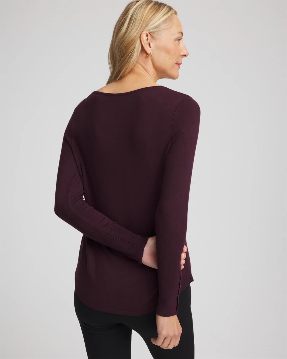 Ella V-Neck Pullover Sweater