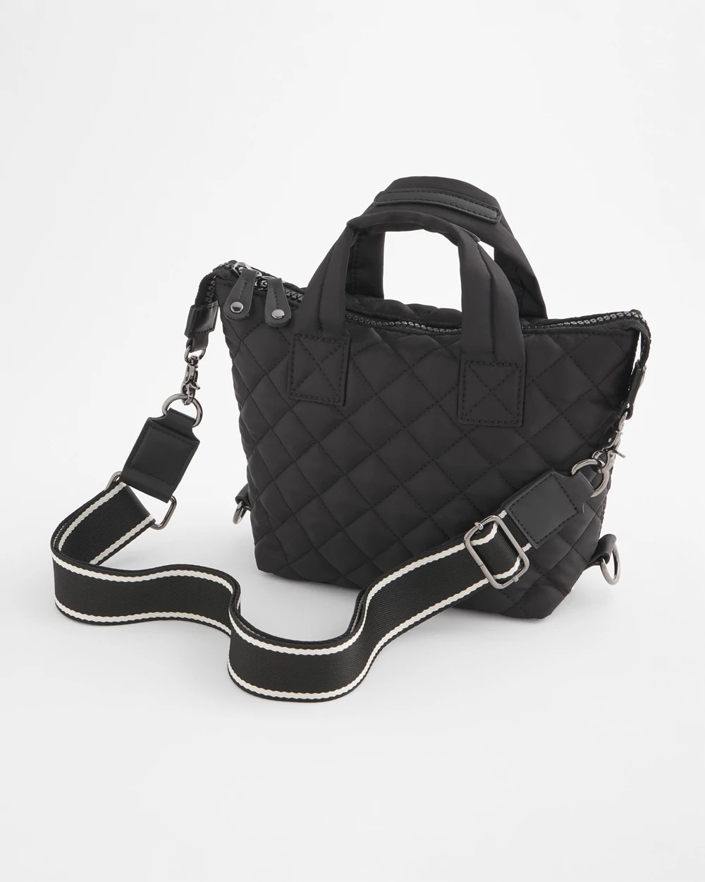Quilted Cross Body Sport Tote Bag