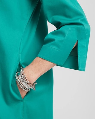 No Iron™ Shirt Dress click to view larger image.