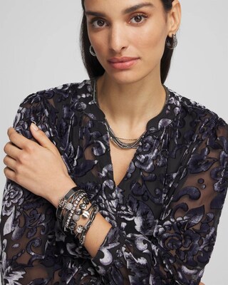 Hematite Pavé Beaded Bracelet