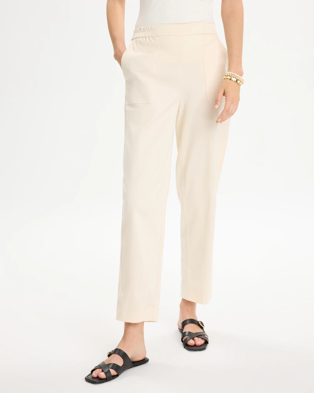 Relaxed Tapered Crop Pants - thumbnail 6